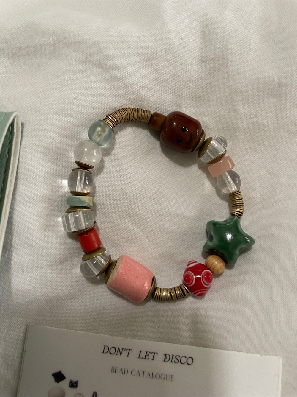 Don't Let Disco Multicolor Beaded Bracelet - Eclectic Glass & Ceramic Beads